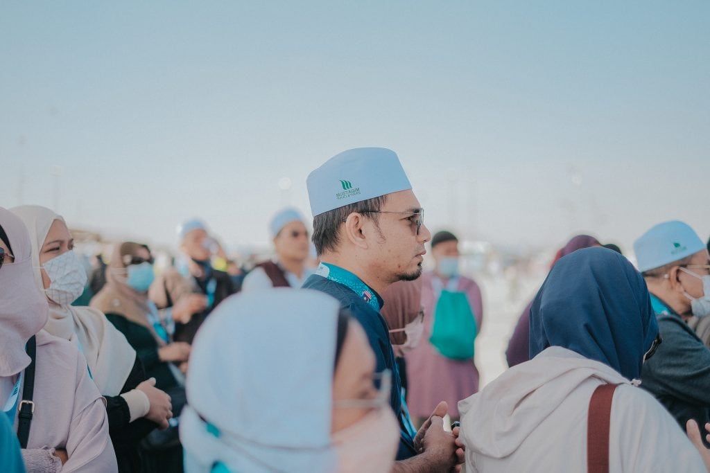 jemaah mustaqim travel mendengar penjelasan daripada mutawwif